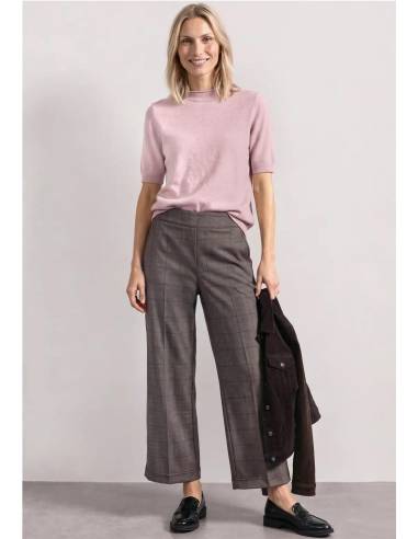 pantalon culotte cuadros