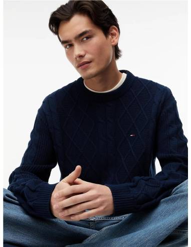 TJM REGULAR CABLE SWEATER