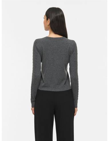VIKERRY CABLE KNIT CARDIGAN