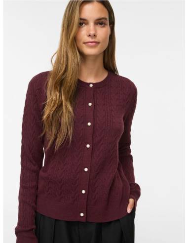 VIKERRY CABLE KNIT CARDIGAN