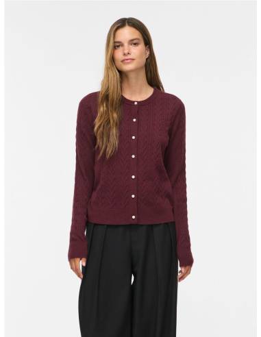 VIKERRY CABLE KNIT CARDIGAN