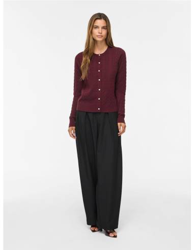 VIKERRY CABLE KNIT CARDIGAN