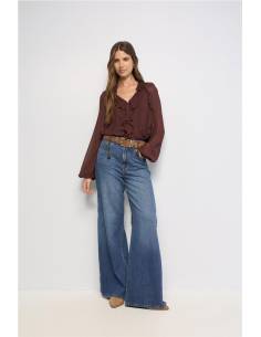 JEANS WIDE LEG ABERTURAS 2