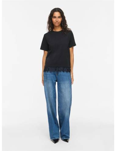 VINORA S/S LACE T-SHIRT