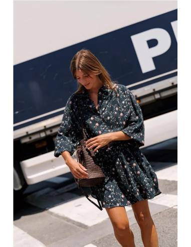 VESTIDO CAMISERO ESTAMP FLORAL