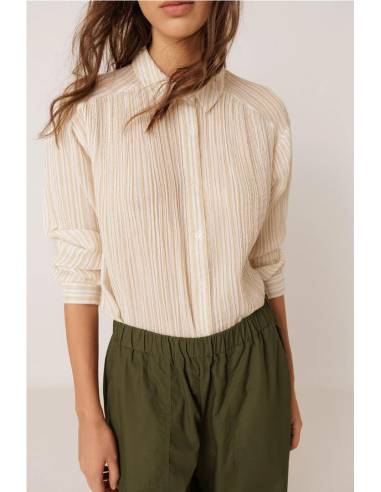 CAMISA RAYAS DOBLE GASA