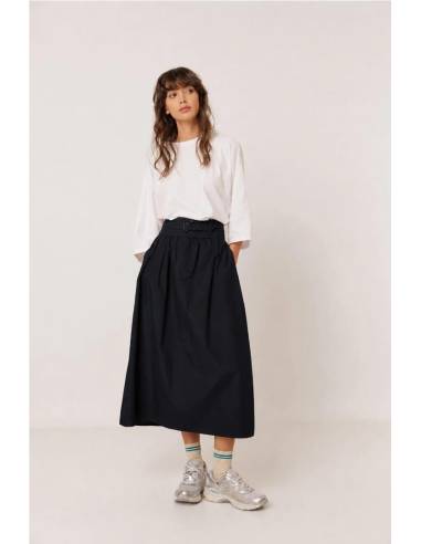 FALDA MIDI POPELIN