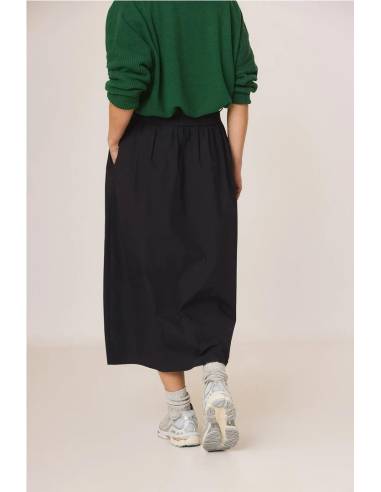 FALDA MIDI POPELIN