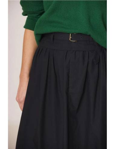 FALDA MIDI POPELIN
