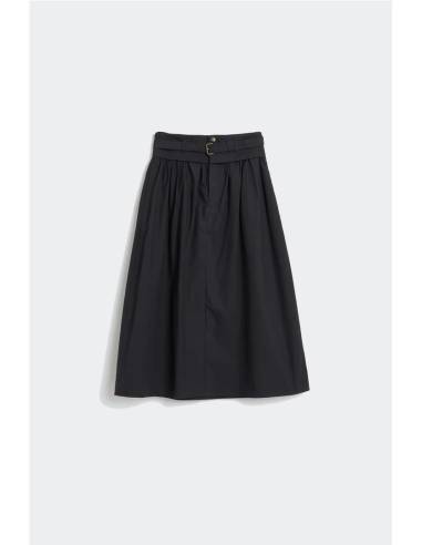 FALDA MIDI POPELIN