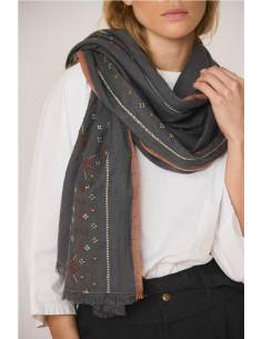 FOULARD BORDADO BOHO