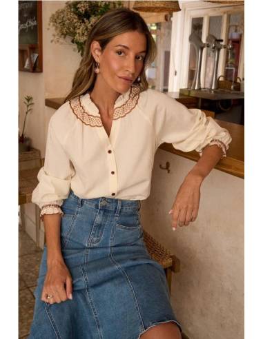 Camisa Bordado Alana