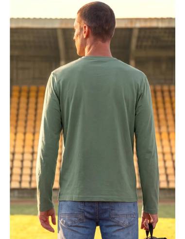 camiseta m/l cuello botones