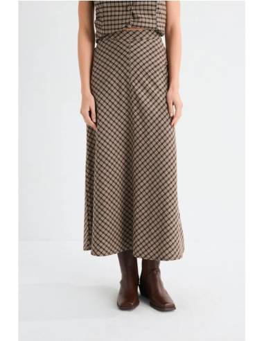 FALDA MIDI BOLSILLOS