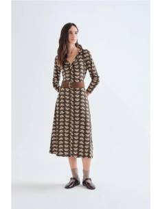 VESTIDO  MIDI FLOR