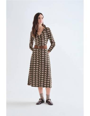 VESTIDO  MIDI FLOR
