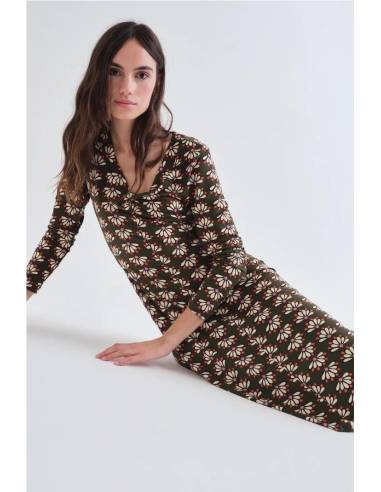 VESTIDO  MIDI FLOR