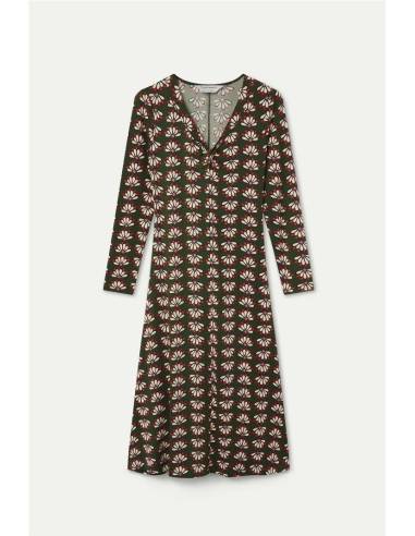 VESTIDO  MIDI FLOR