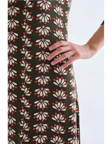 VESTIDO  MIDI FLOR