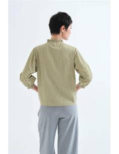 CAMISA RAYAS VOLANTE 2