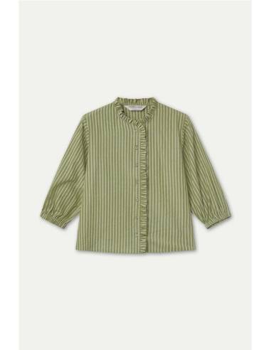 CAMISA RAYAS VOLANTE