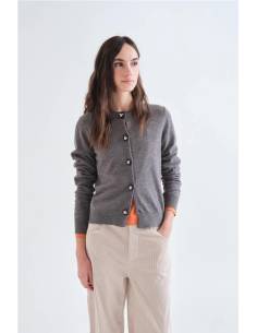CHAQUETA PUNTO BOTON FANTASIA