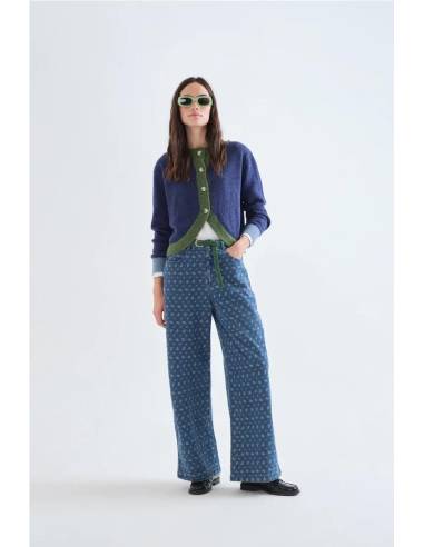 CHAQUETA PUNTO BICOLOR