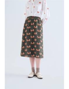 FALDA MIDI PERROS