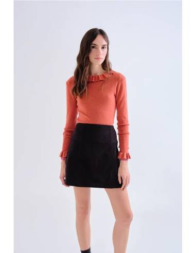 JERSEY VOLANTE CUELLO Y MANGA