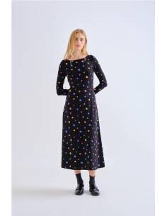 VESTTIDO MIDI CORAZONES