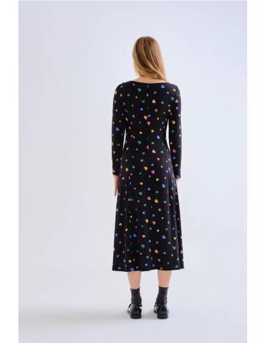 VESTTIDO MIDI CORAZONES