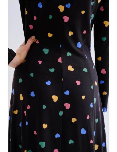 VESTTIDO MIDI CORAZONES