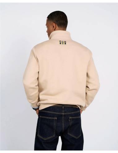 SUDADERA HALF BOTTONED