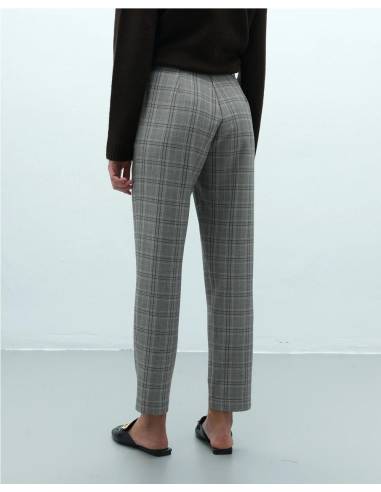 PANTALON SLIM CUADROS