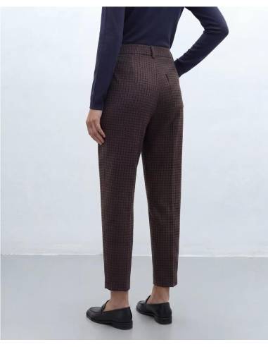 PANTALON BARREL CUADRITOS