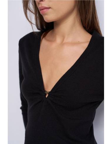 CAMISETA M/L DETALLE FRUNCE