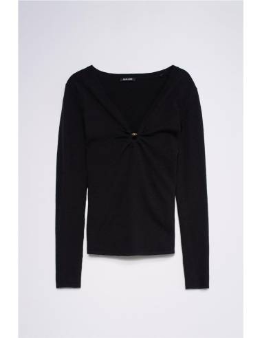 CAMISETA M/L DETALLE FRUNCE