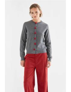 chaqueta botones contraste