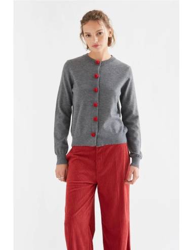 chaqueta botones contraste