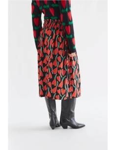 FALDA MIDI CORAZONES 2