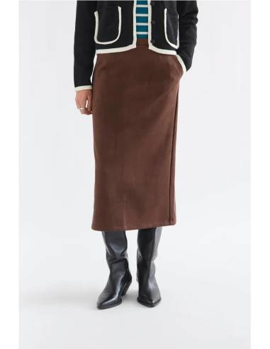 FALDA MIDI ANTE RECTA