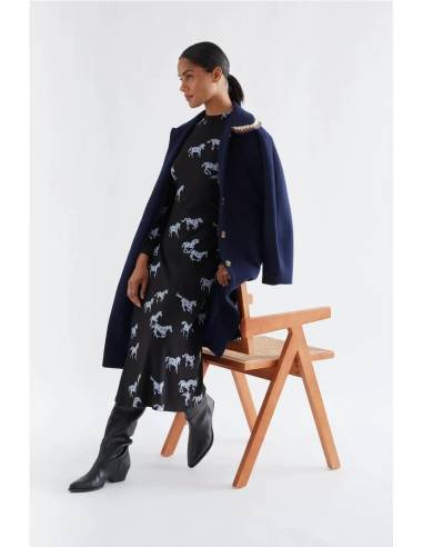 vestido midi caballos