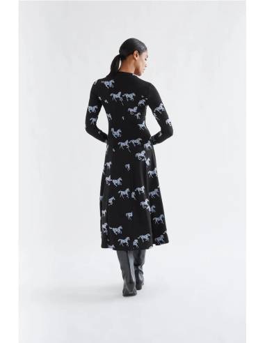 vestido midi caballos