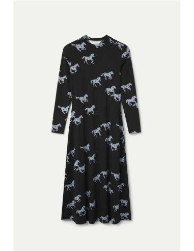 vestido midi caballos