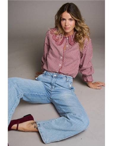 Blusa Cuadros Aurelia