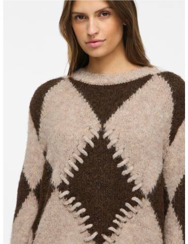 VITORA O-NECK JACQUARD KNIT
