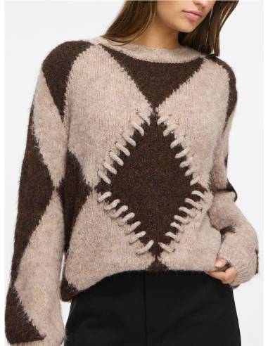 VITORA O-NECK JACQUARD KNIT