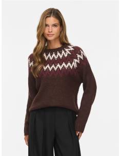 VITONI O-NECK JACQUARD