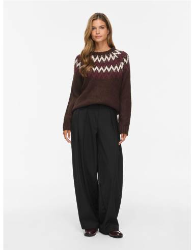 VITONI O-NECK JACQUARD