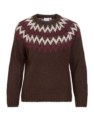 VITONI O-NECK JACQUARD